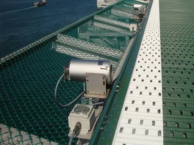 stainless steel rope helipad perimeter safety netting